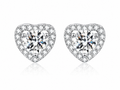 Amour Crystal Heart Earrings